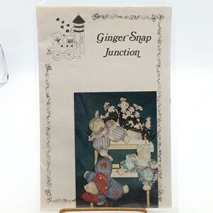 Ginger Snap Junction Vintage Craft Pattern For Country Doll & Quilt Decor
